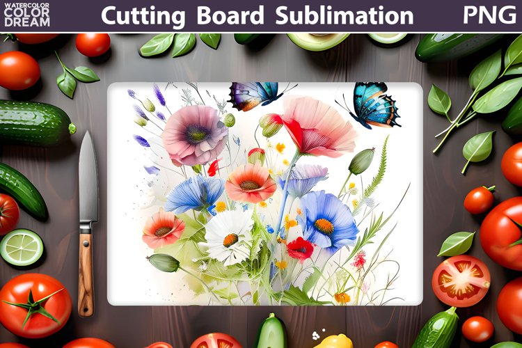 Watercolor Flowers Image 12