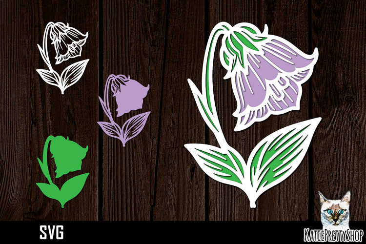 Layered Flower Svg Image 12