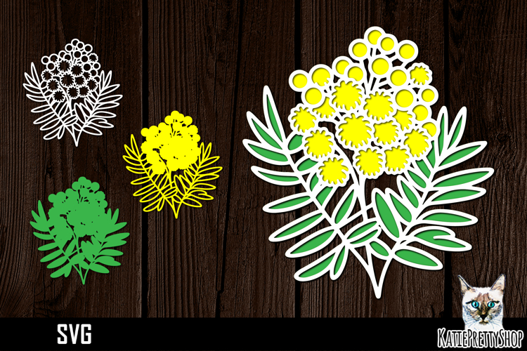 Layered Flower Svg Image 11