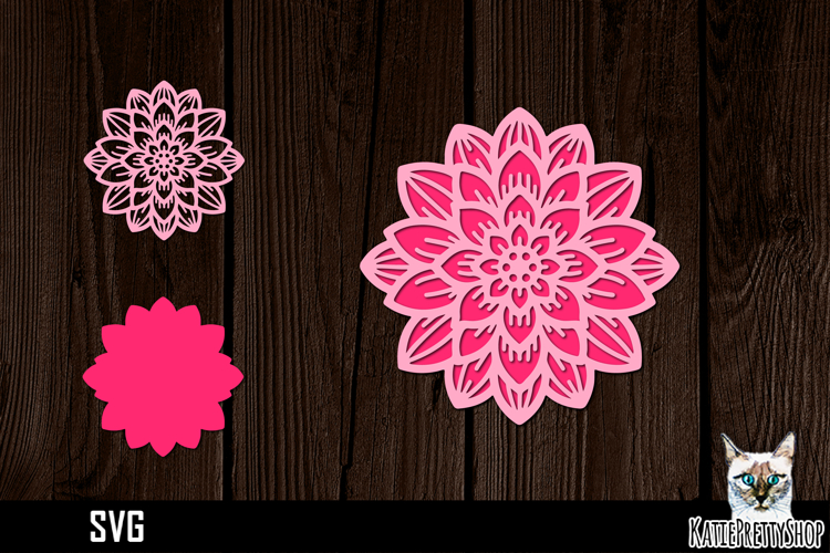 Layered Flower Svg Image 14