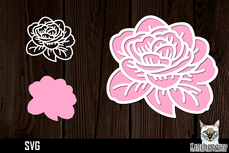 Layered Flower Svg Image 23