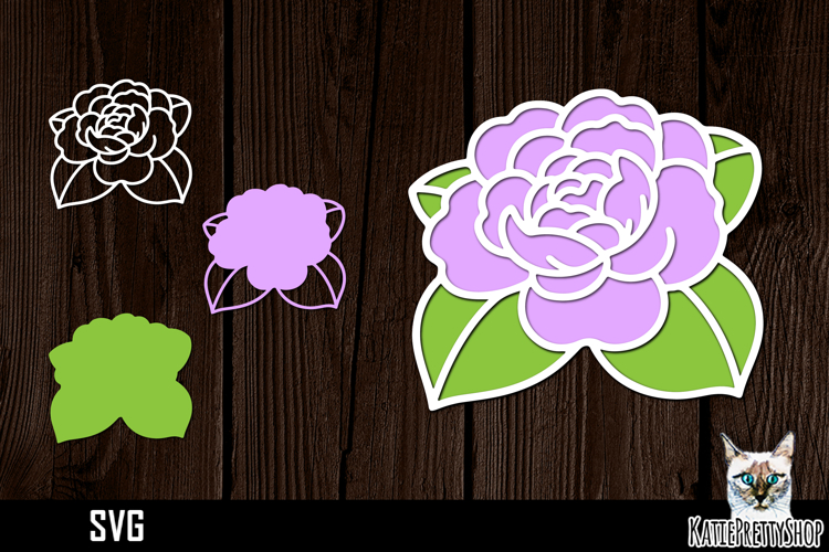 Layered Flower Svg Image 22