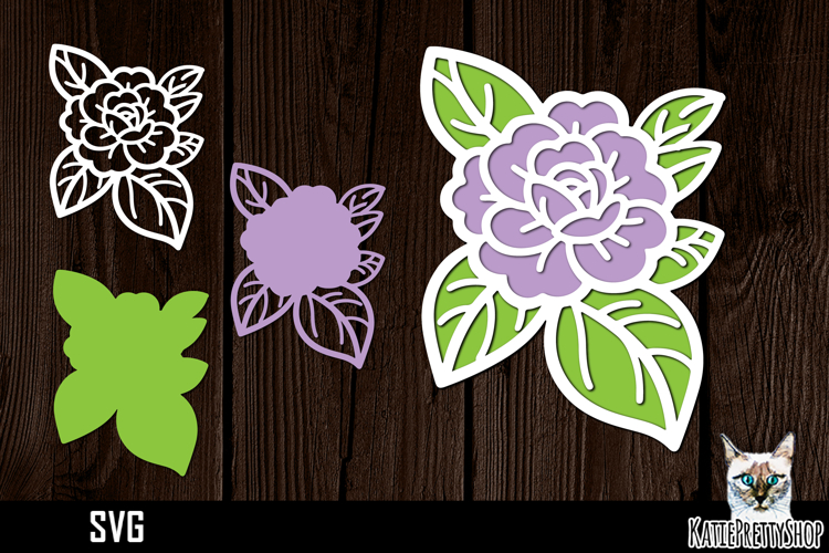 Layered Flower Svg Image 21