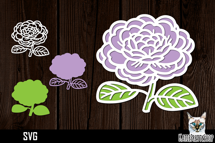 Layered Flower Svg Image 19