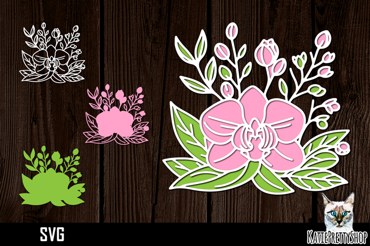 Layered Flower Svg Image 17