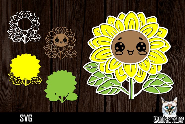 Layered Flower Svg Image 13