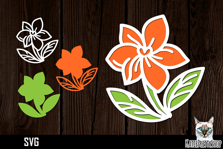 Layered Flower Svg Image 12