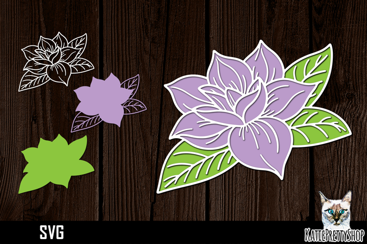 Layered Flower Svg Image 7