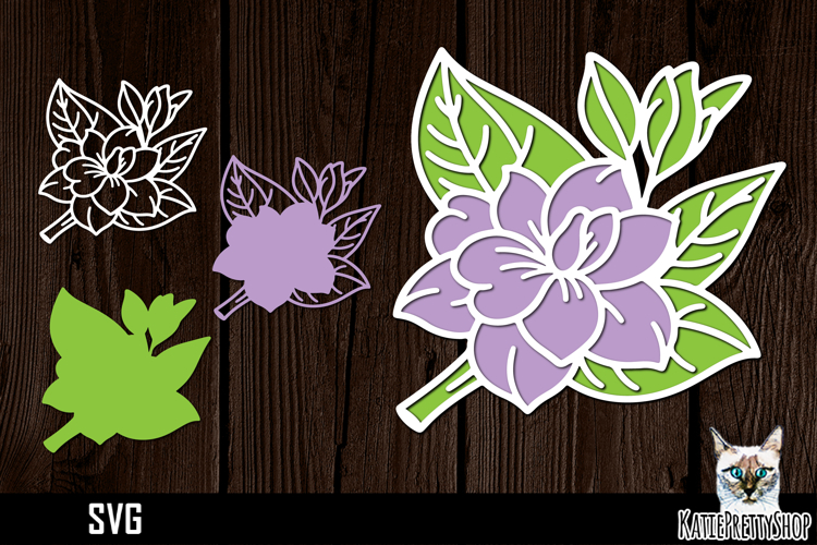 Layered Flower Svg Image 6