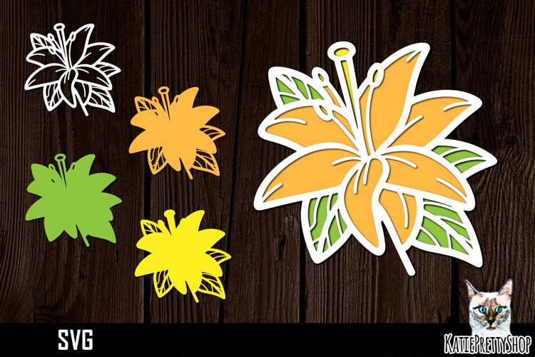 Layered Flower Svg Image 7