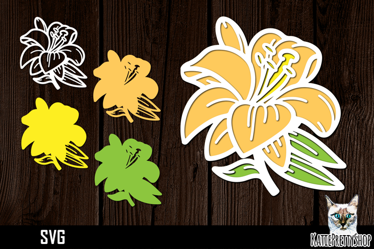 Layered Flower Svg Image 5