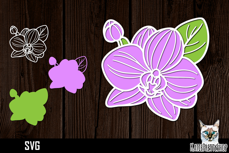 Layered Flower Svg Image 4