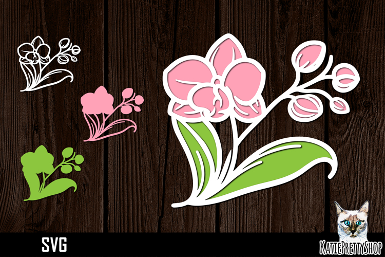 Layered Flower Svg
