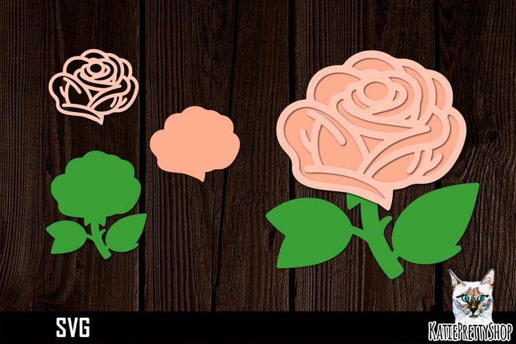 Layered Flower Svg Image 12