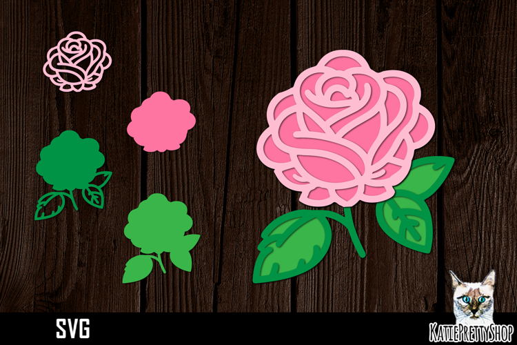 Layered Flower Svg Image 11