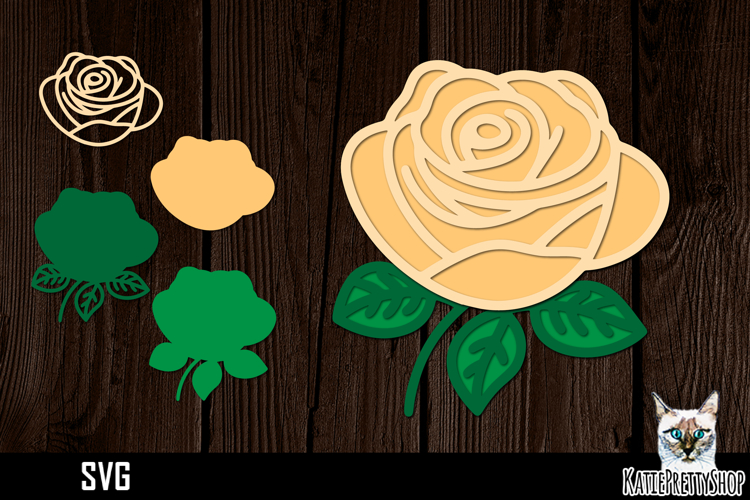 Layered Flower Svg Image 10