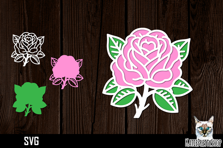 Layered Flower Svg Image 9