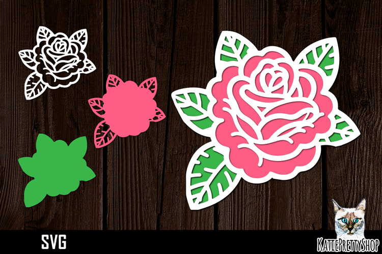 Layered Flower Svg Image 3