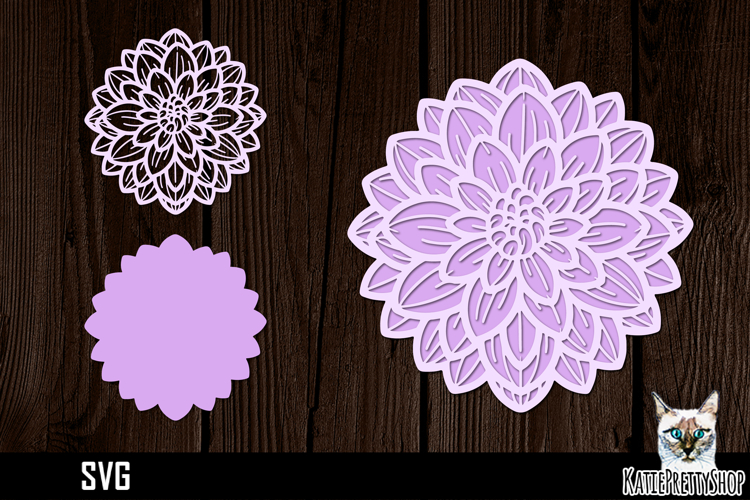 Layered Flower Svg Image 20