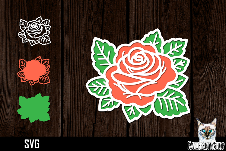 Layered Flower Svg Image 24
