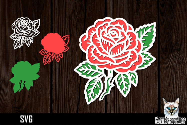 Layered Flower Svg Image 23