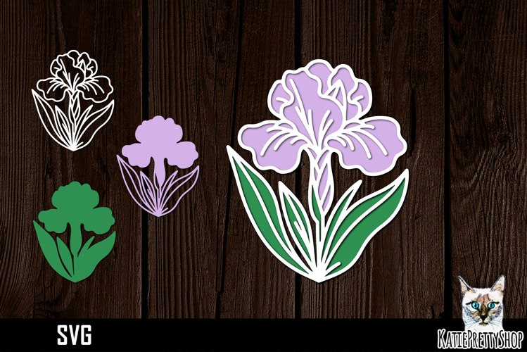 Layered Flower Svg Image 22