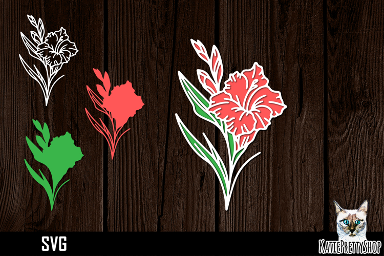 Layered Flower Svg Image 17