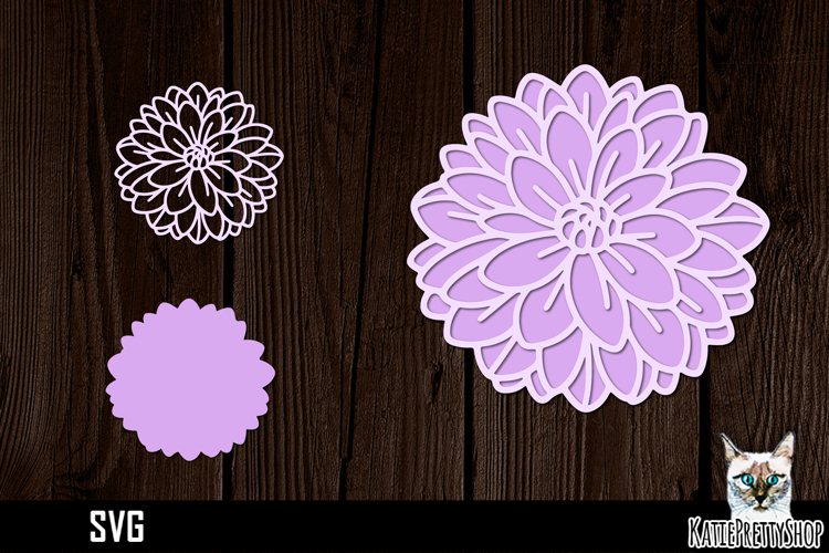 Layered Flower Svg Image 18