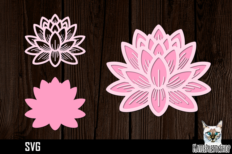 Layered Flower Svg Image 17