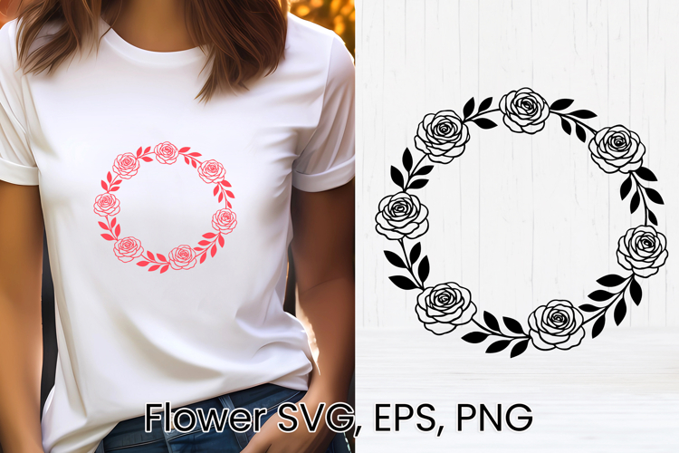 Floral Wreath Clipart Image 20