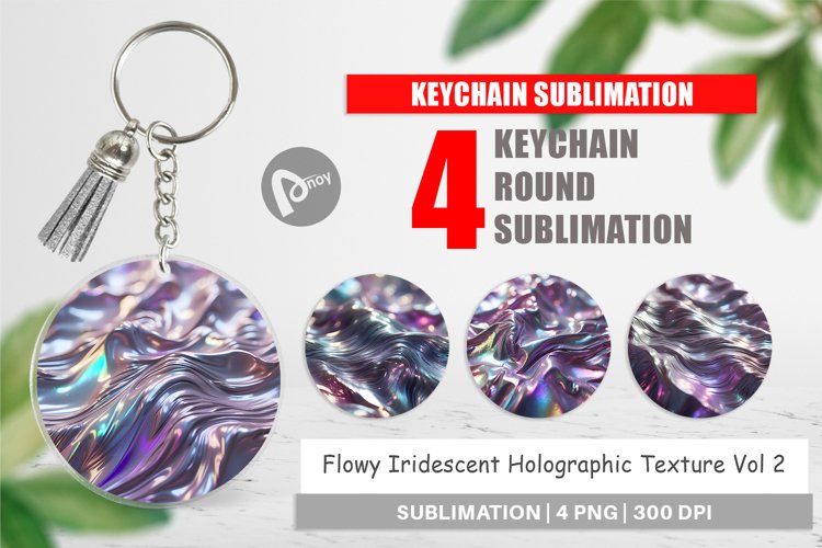 Keychain Flowy Holographic