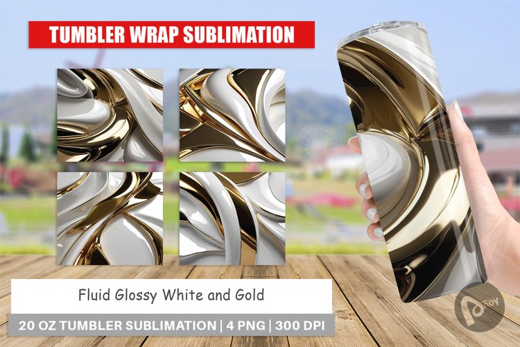 Tumbler Wrap Fluid Glossy