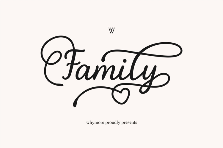 Family Girly Script Handwritten Font