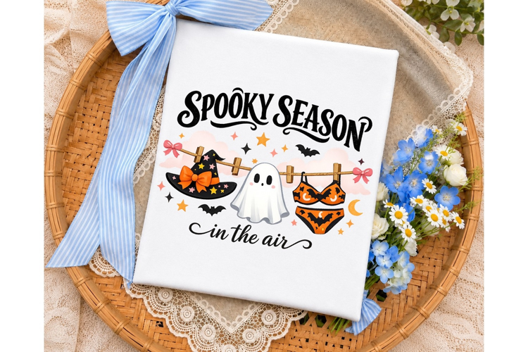 Spooky Season in the Air PNG Shirt Desig