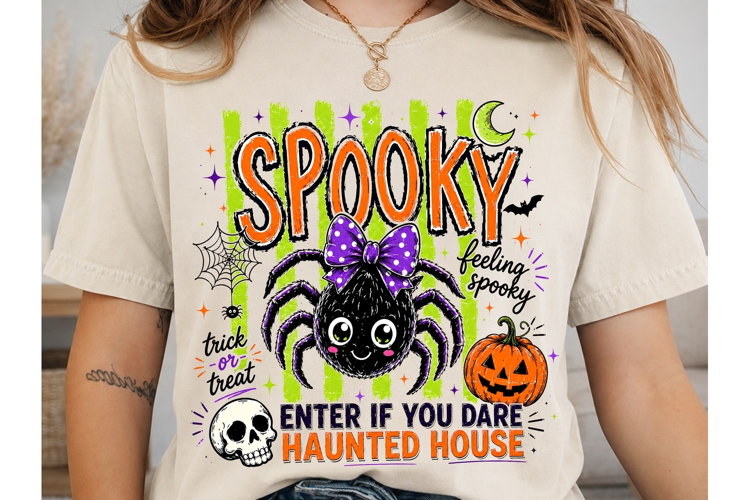 Spooky Haunted House PNG Sublimation