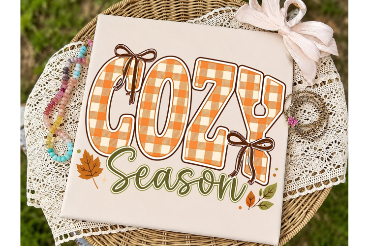 Cozy Season Pumpkin PNG Sublimation Tee