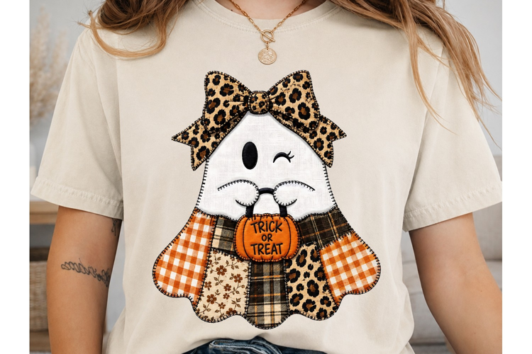 Halloween Ghost Trick or Treat PNG Shirt