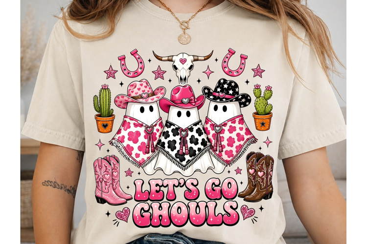 Let's Go Ghouls PNG Sublimation Shirt De