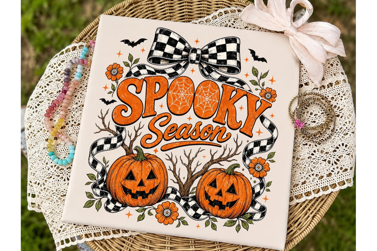 Spooky Season Pumpkin PNG Sublimation Sh