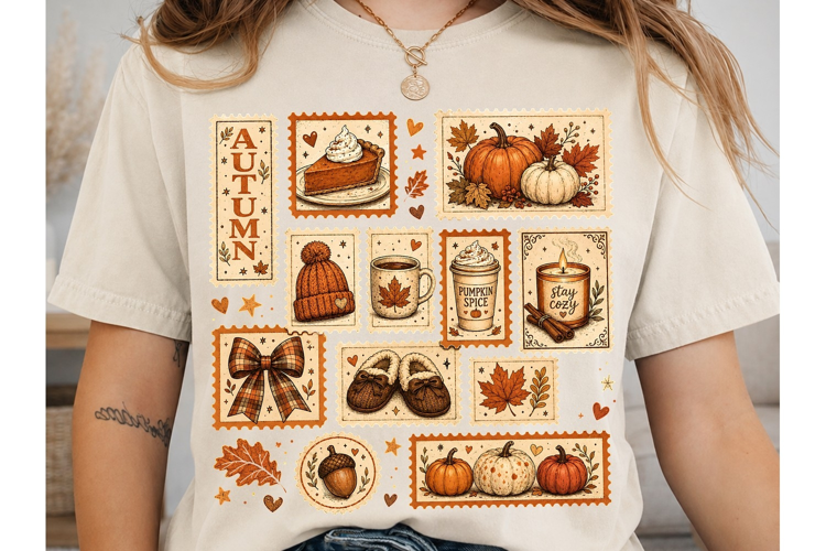 Autumn Vibes Pumpkin PNG Sublimation Bun