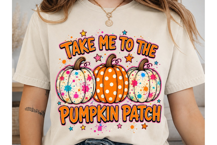 Take Me to Pumpkin Patch PNG Shirt