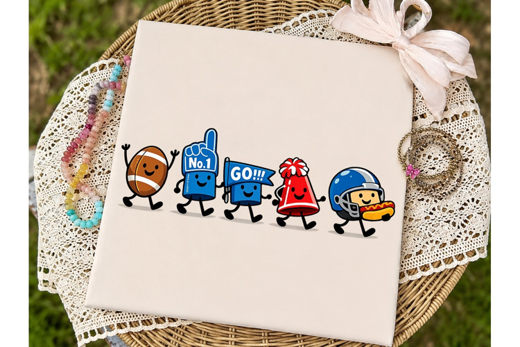 Sports Fan Characters PNG Sublimation