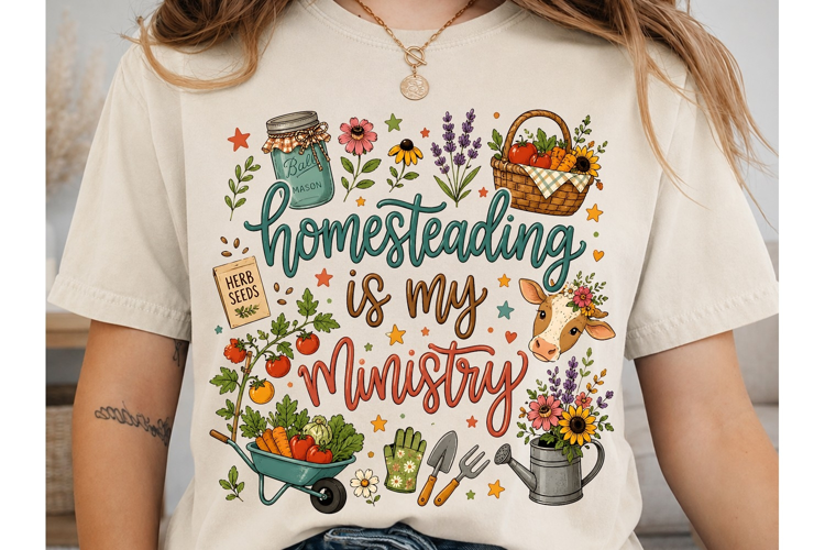 Homesteading is My Ministry PNG Sublimat