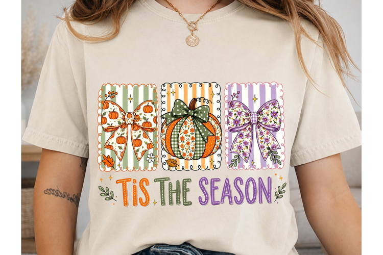 'Tis The Season Pumpkin PNG Shirt Design