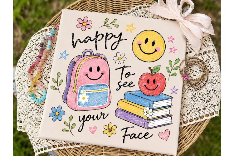Happy To See Your Face PNG Shirt Design