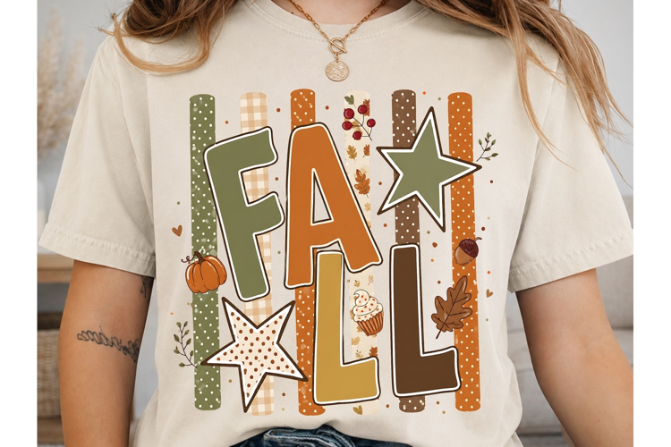 Fall Vibes Pumpkin PNG Sublimation Shirt