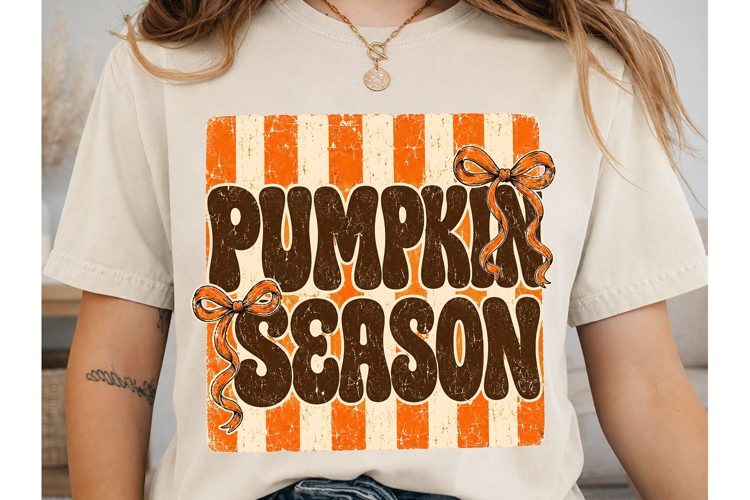 Pumpkin Season PNG Sublimation Shirt Des