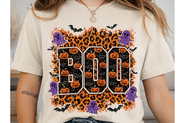 Boo Halloween PNG Sublimation Shirt Desi