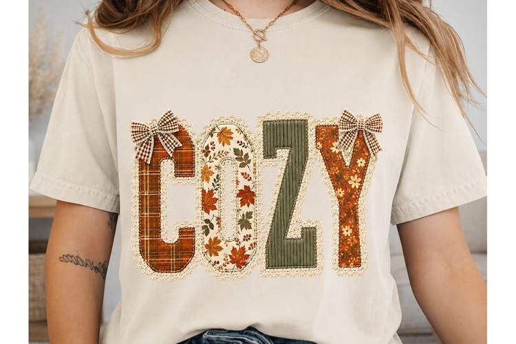 Fall Vibes Lace Letters PNG Sublimation