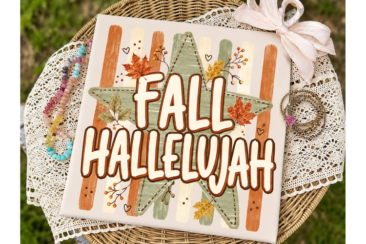 Fall Hallelujah PNG Sublimation Shirt De